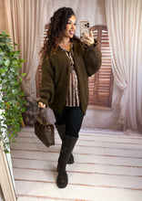 Charger l'image dans la galerie, Maxi gilet chocolat SANDRINE (36 au 48)