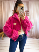 Charger l'image dans la galerie, Veste polaire rose CÉLESTE (36 au petit 44 )