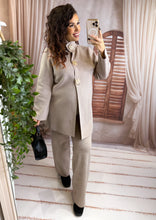 Charger l'image dans la galerie, Ensemble gilet + pantalon taupe AMELINE (36 au 42)
