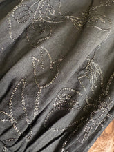 Charger l'image dans la galerie, Robe noir motif argenté ARIEL (36 au 48)
