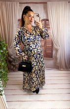 Charger l'image dans la galerie, Robe longue bleu GOSSIP (40 au 48)