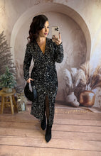 Charger l'image dans la galerie, Robe longue à sequin argentée STAR (36 au 40)