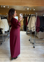 Charger l'image dans la galerie, Robe longue bordeaux CINTHIA (36 au 40)