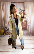 Charger l'image dans la galerie, Trench réversible vichy SANA beige (36 au 44)