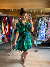 Charger l'image dans la galerie, Robe courte bleu/verte Astrid ☀️( s/m/l)