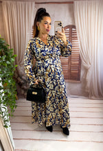 Charger l'image dans la galerie, Robe longue bleu GOSSIP (40 au 48)
