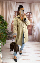 Charger l'image dans la galerie, Trench réversible vichy SANA beige (36 au 44)
