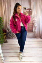 Charger l'image dans la galerie, Veste polaire rose CÉLESTE (36 au petit 44 )
