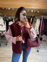 Charger l'image dans la galerie, Gilet sans manches bordeaux YOU (34 au 48 )