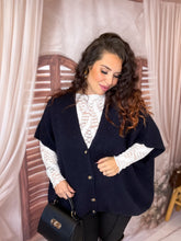 Charger l'image dans la galerie, Gilet sans manches bleu marine PRUNE (40 au 50)