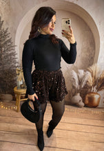 Charger l'image dans la galerie, Short sequins chocolat ÉLICE (34 au 42)⭐️