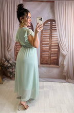 Charger l'image dans la galerie, Robe vert d'eau LISANDRA (34 au 48 )