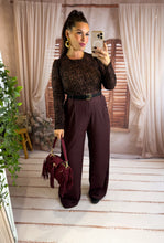 Charger l'image dans la galerie, Pantalon de costume fluide bordeaux BILL ( 38 au 46 )