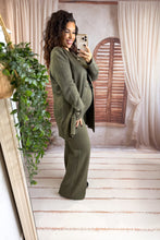 Charger l'image dans la galerie, Ensemble cosy gilet long + pantalon kaki ANNAÉ (36 au 42)
