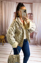 Charger l'image dans la galerie, Veste polaire réversible beige CASSANDRA (36 au 44)