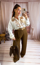 Charger l'image dans la galerie, Pantalon de costume fluide chocolat BILL( 38 au 46 )