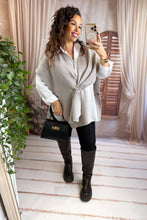 Charger l'image dans la galerie, Poncho uni beige LANA (36 au 44)
