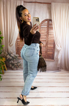 Charger l'image dans la galerie, Jeans mom fit bleu MADELEINE (34 au 42)