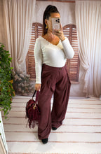 Charger l'image dans la galerie, Pantalon carreaux bordeaux LILI (36 au 40)