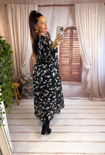 Charger l'image dans la galerie, Robe longue noir SERENA (42 au 48)