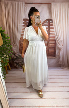 Charger l'image dans la galerie, Robe longue blanche VANILLE (36 au 48) New