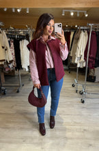 Charger l'image dans la galerie, Gilet sans manches bordeaux YOU (34 au 48 )