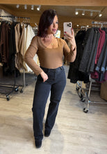 Charger l'image dans la galerie, Top à manches longues camel FIONA (36 au 50)