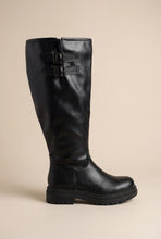 Charger l'image dans la galerie, Bottes Carmelyna noir LORINA xxxl (37 au 43) Bottes spécial mollets larges