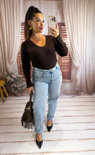Charger l'image dans la galerie, Jeans mom fit bleu MADELEINE (34 au 42)