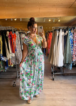 Charger l'image dans la galerie, Robe longue verte Kiara ( 36 au 42 )