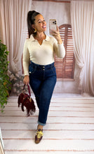 Charger l'image dans la galerie, Jeans mom fit bleu CÉLIA (36 au 44)