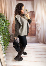 Charger l'image dans la galerie, Veste sans manche taupe YOU (40 au 48)
