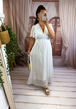 Charger l'image dans la galerie, Robe longue blanche VANILLE (36 au 48) New