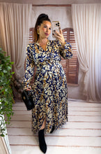Charger l'image dans la galerie, Robe longue bleu GOSSIP (40 au 48)