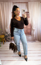 Charger l'image dans la galerie, Jeans mom fit bleu MADELEINE (34 au 42)