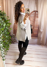 Charger l'image dans la galerie, Poncho uni beige LANA (36 au 44)
