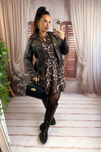 Charger l'image dans la galerie, Perfecto simili cuir chocolat ( 36 au 48)