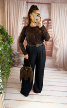 Charger l'image dans la galerie, Pantalon de costume fluide noir BILL ( 38 au 46 )