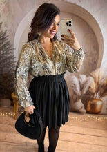 Charger l'image dans la galerie, Body beige à sequin argenté LIVIA (36 au 42 ) ⭐️