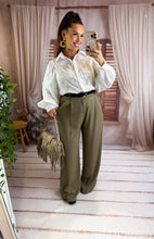 Charger l'image dans la galerie, Pantalon de costume fluide kaki BILL ( 38 au 46 )