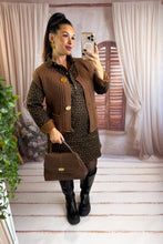 Charger l'image dans la galerie, Gilet sans manche boutons or chocolat BILLIE (34 au 46)