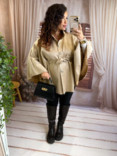 Charger l'image dans la galerie, Poncho en suédine beige MARIA (36 au 48)