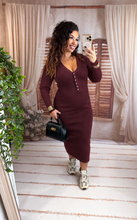 Charger l'image dans la galerie, Robe bordeaux KIMY (36 au 44)