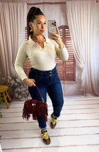 Charger l'image dans la galerie, Jeans mom fit bleu CÉLIA (36 au 44)