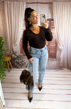 Charger l'image dans la galerie, Jeans mom fit bleu MADELEINE (34 au 42)