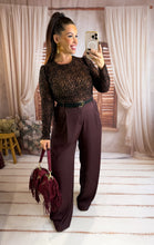 Charger l'image dans la galerie, Pantalon de costume fluide bordeaux BILL ( 38 au 46 )