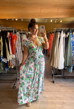 Charger l'image dans la galerie, Robe longue verte Kiara ( 36 au 42 )