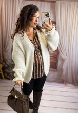 Charger l'image dans la galerie, Maxi gilet beige SANDRINE (36 au 48)