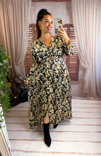 Charger l'image dans la galerie, Robe longue noir GOSSIP (40 au 48)