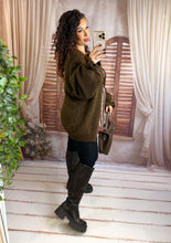 Charger l'image dans la galerie, Maxi gilet chocolat SANDRINE (36 au 48)